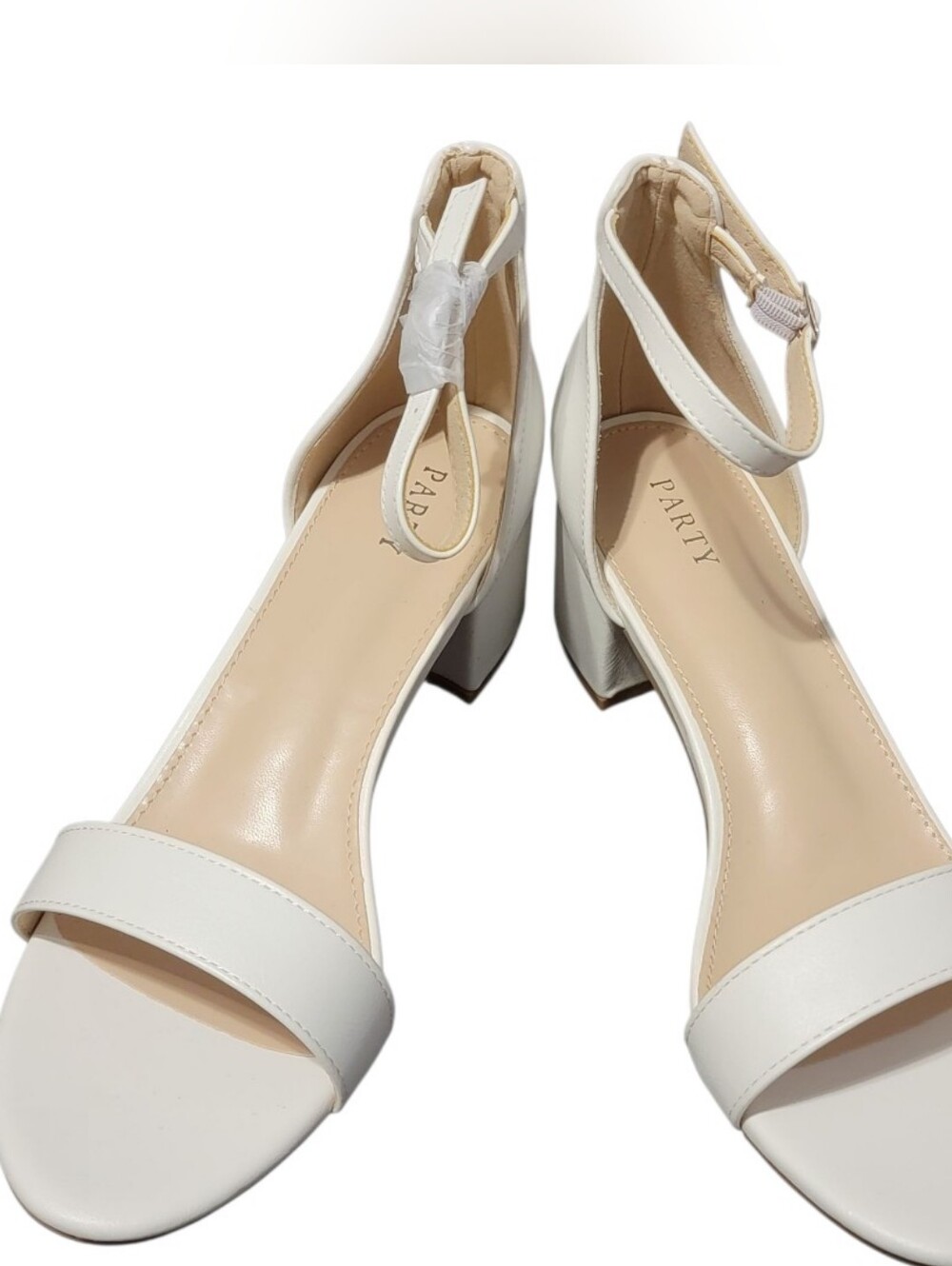 Party White Women's Heeled Sandals